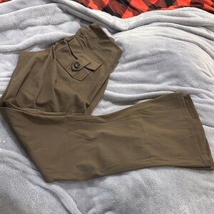 Flare leggings with pockets. NWOT